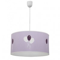 Distribuidor - Lâmpadas Diversas | Colgantes Infantil | COLGANTE GLOBITOS LILA 1XE27 (REGX35D) Ref:  073493519